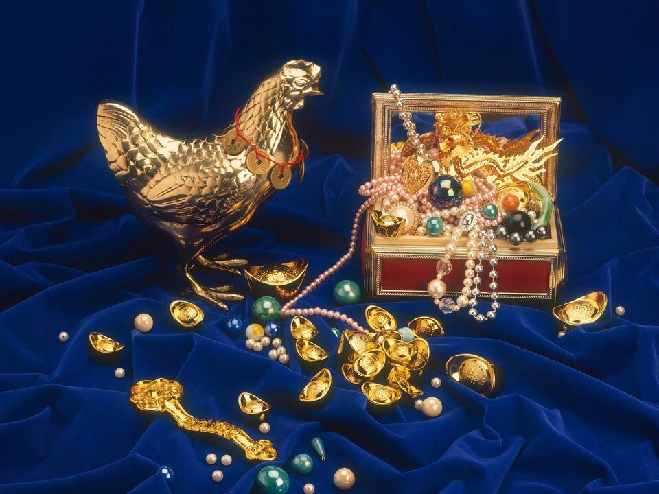 El gallo de oro trae fortuna